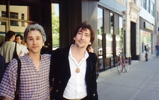 Donato Totaro with Richard Stanley outside the Imperial Theatre.