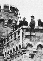 Mitterand in the tour Magdala