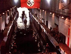 Inside the U-boat pen