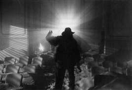 Richard Stanley on the set of Dust Devil